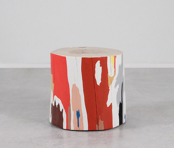 Lyrical Modern Hand Painted Table | Tables d'appoint | Pfeifer Studio
