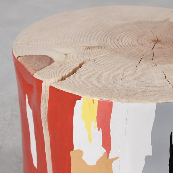 Lyrical Modern Hand Painted Table | Tables d'appoint | Pfeifer Studio