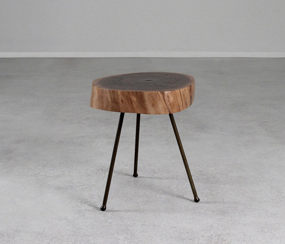 Tripod Black Walnut Table | Side tables | Pfeifer Studio