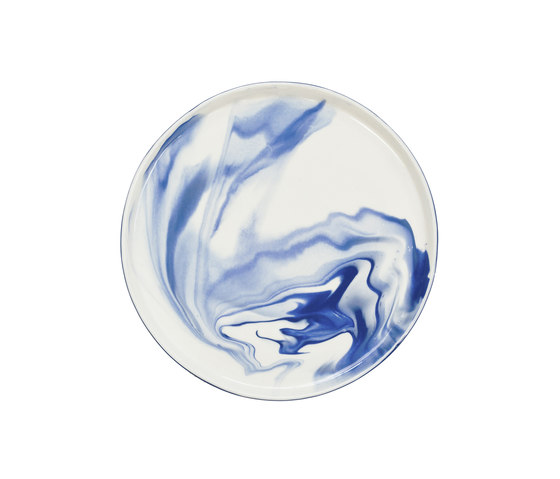 Pigments & Porcelain Plate M | cobalt | Vaisselle | Vij5