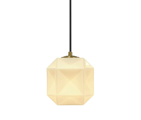 Mimo Cube Pendant, White | Suspended lights | Oggetti