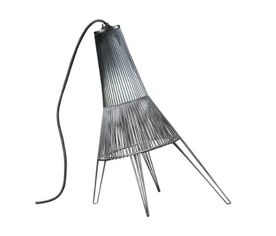 A Cote Table Lamp, Dark Grey | Lámparas de sobremesa | Oggetti