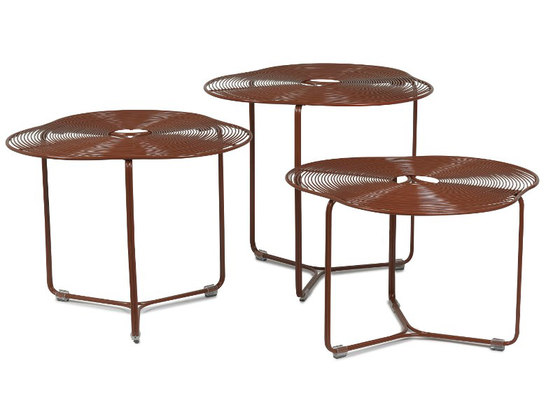 A Cote Coffee Tables, Set /3, Orange | Tables basses | Oggetti