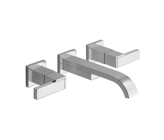 Wall Mount with Metal Handles | Robinetterie pour lavabo | Brizo