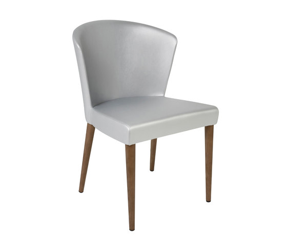 Verona Chair, Silver With Wenge Legs | Sedie | Oggetti