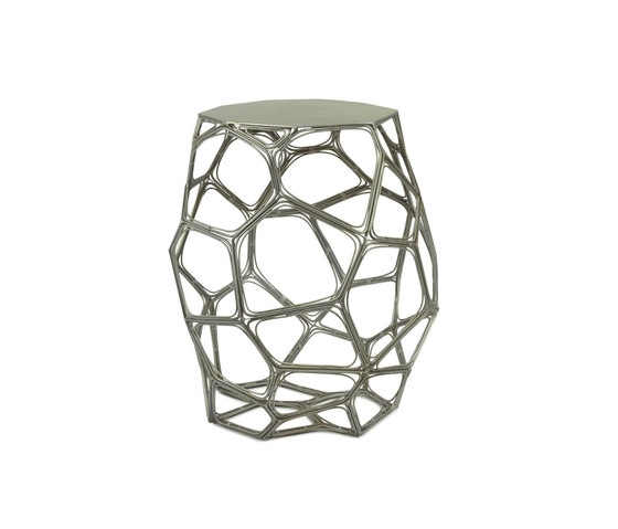 Mosaico End Table, Silver | Side tables | Oggetti