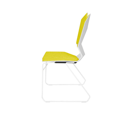 Y Chair Sled White Shell White Base | Sedie | Tom Dixon