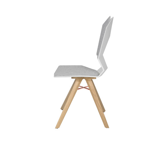 Y Chair White Shell Natural Oak Base | Sedie | Tom Dixon