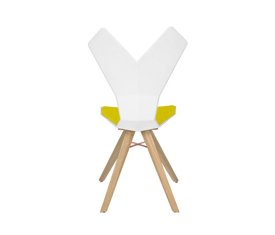 Y Chair White Shell Natural Oak Base | Stühle | Tom Dixon