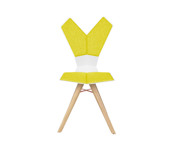 Y Chair White Shell Natural Oak Base | Chairs | Tom Dixon
