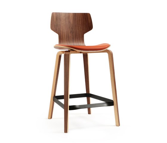 Gràcia | stool walnut 65 | Bar stools | Mobles 114