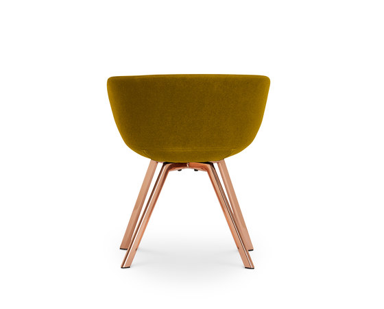 Scoop Chair Low Back Copper Leg Tonus 4 | Chairs | Tom Dixon