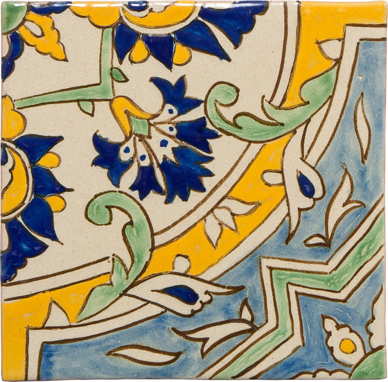 Classic Talavera | Amanecer en el Jardín 4-Piece Pattern | Ceramic tiles | Tango Tile