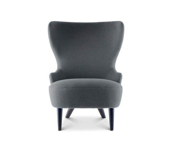 Micro Wingback Chair Black Leg Hallingdal 65 | Fauteuils | Tom Dixon