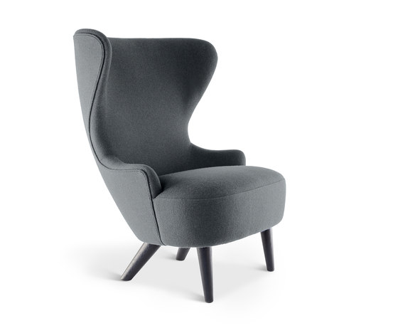Micro Wingback Chair Black Leg Hallingdal 65 | Poltrone | Tom Dixon