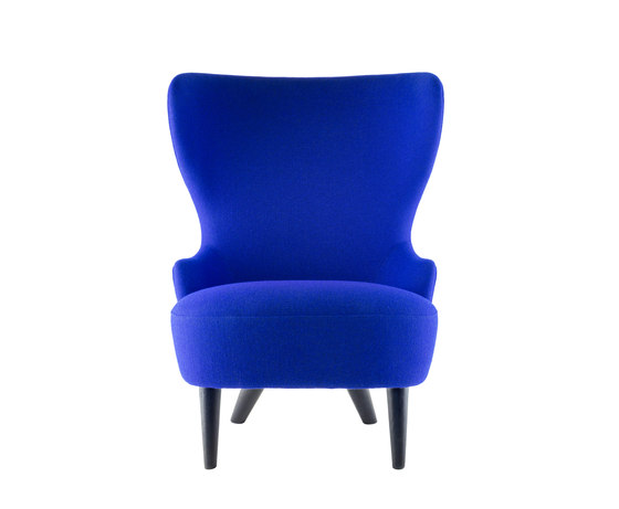 Micro Wingback Chair Black Leg Hallingdal 65 | Sillones | Tom Dixon
