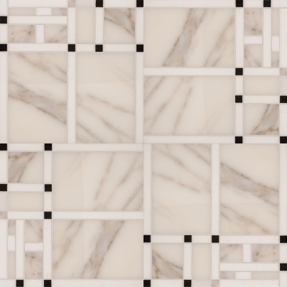 Marble Mosaics | Boogie Woogie 2 Timpani | Dalles en pierre naturelle | Tango Tile