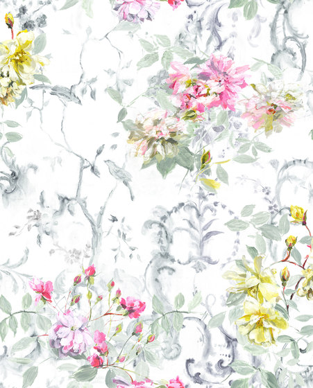 Jardin Des Plantes Fabrics | Saverne - Camellia | Drapery fabrics | Designers Guild