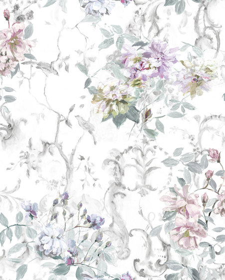 Jardin Des Plantes Fabrics | Saverne - Viola | Tissus de décoration | Designers Guild