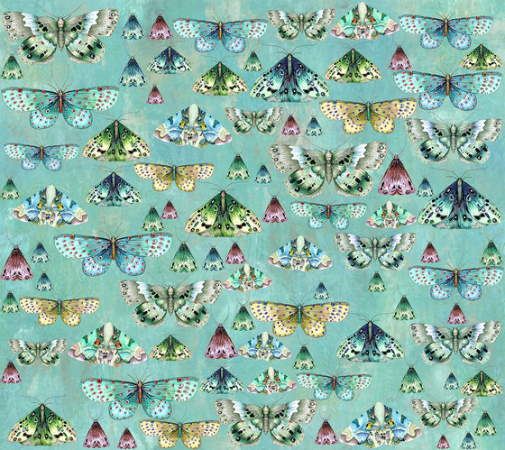 Jardin Des Plantes Fabrics | Charonda - Jade | Tissus de décoration | Designers Guild