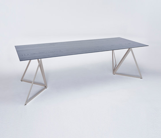 Steel Stand Table - quartz grey/ ash black | Dining tables | NEO/CRAFT