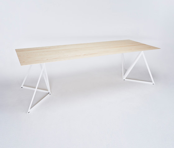 Steel Stand Table - signal white/ ash white | Dining tables | NEO/CRAFT