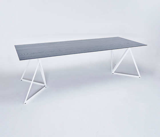 Steel Stand Table - signal white/ ash black | Dining tables | NEO/CRAFT