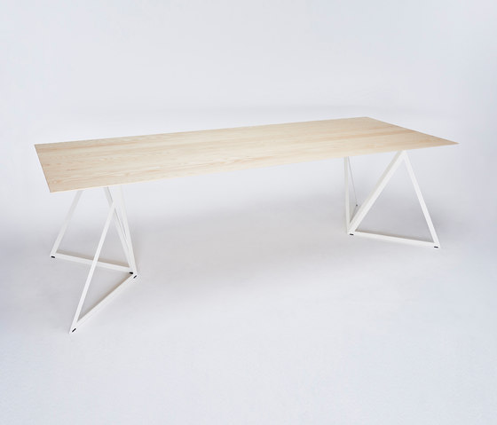 Steel Stand Table - cream white/ ash white | Dining tables | NEO/CRAFT