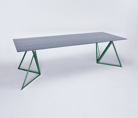 Steel Stand Table - moss green/ ash black | Dining tables | NEO/CRAFT