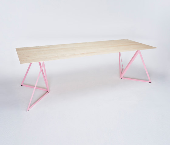 Steel Stand Table - light pink/ ash white | Dining tables | NEO/CRAFT