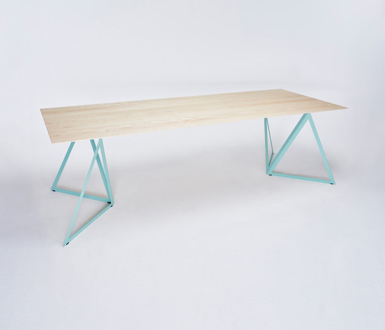 Steel Stand Table pastel turquoise | Tavoli pranzo | NEO/CRAFT