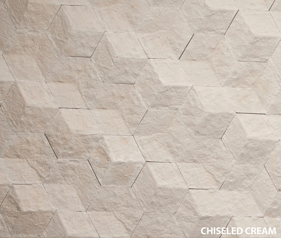 Hive | Chiseled Cream | Dalles en pierre naturelle | Tango Tile