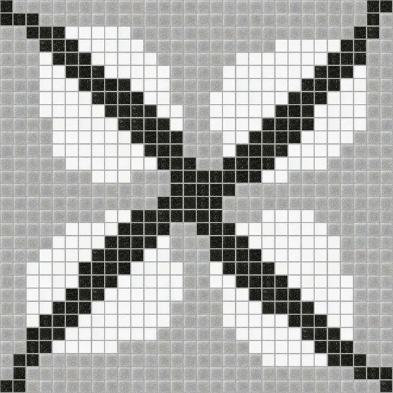 Decor Africa Now | Efua Grey 20x20 | Glass mosaics | Mosaico+