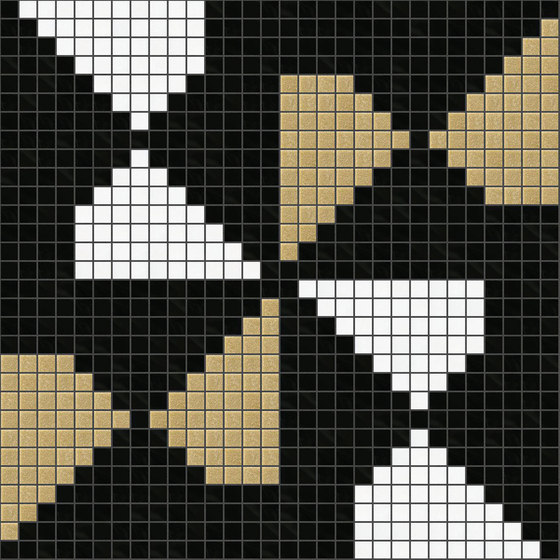 Decor Africa Now | Pinwheel Beige 20x20 | Mosaici vetro | Mosaico+