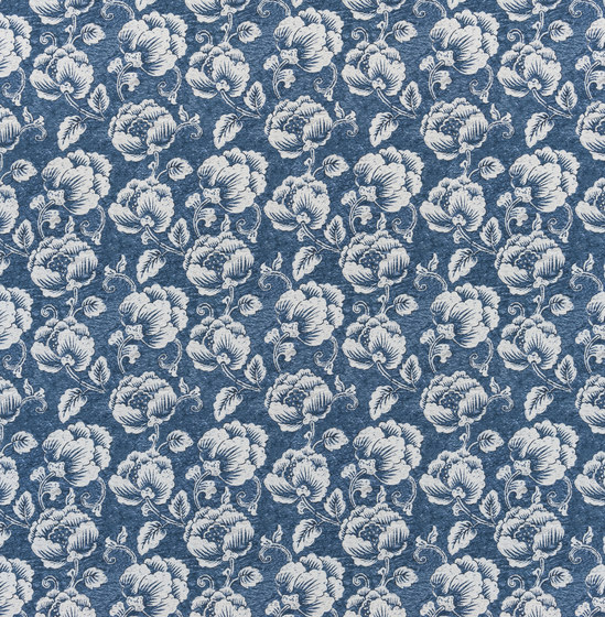 Rufolo Fabrics | Marmorata - Indigo | Tessuti decorative | Designers Guild