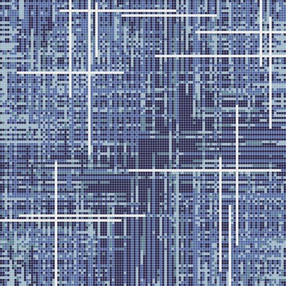Fabric Blue | Glas Mosaike | Mosaico+