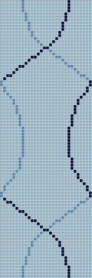 Loop Light Blue | Mosaicos de vidrio | Mosaico+