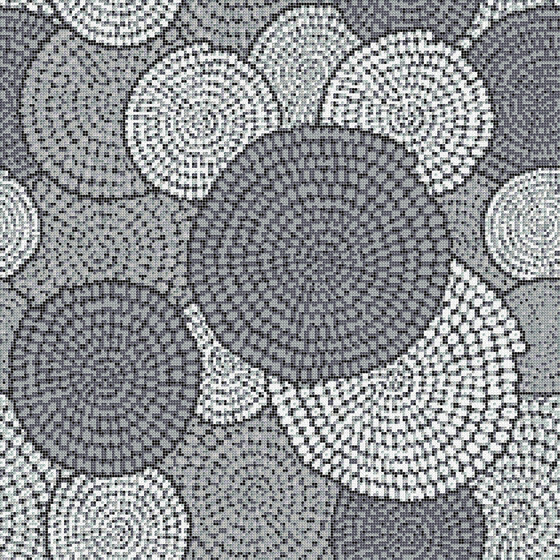 Round Grey | Glas Mosaike | Mosaico+