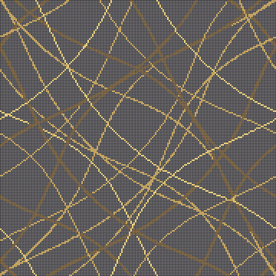 Wired Gold | Glas Mosaike | Mosaico+