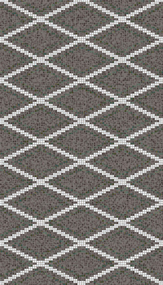 Decor Geometric | Grid Grey 15x15 | Mosaici vetro | Mosaico+