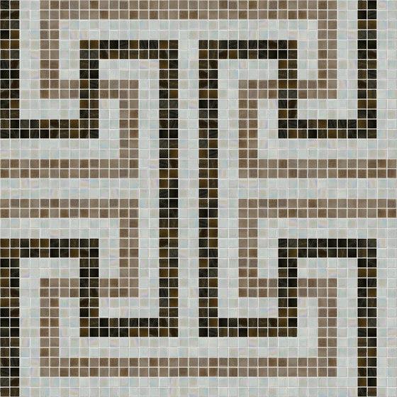 Labyrinth Grey | Mosaïques verre | Mosaico+