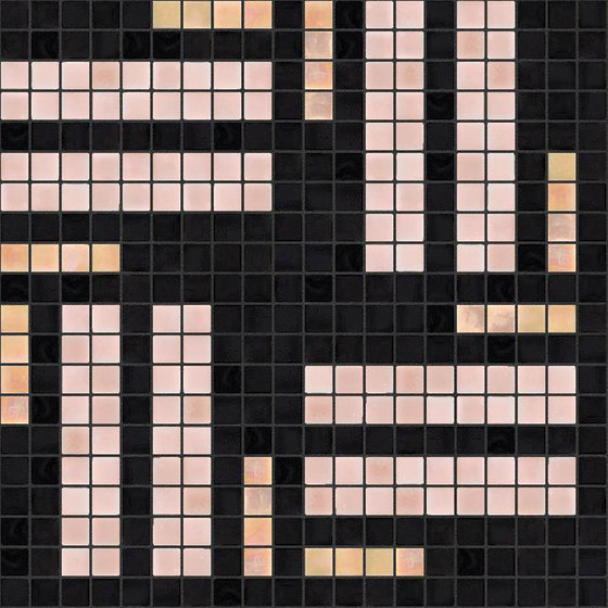 Decor Geometric | Pivot Pink B 15x15 | Mosaici vetro | Mosaico+