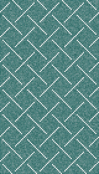 Weaving Pattern Blue | Mosaïques verre | Mosaico+