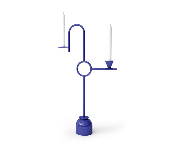 Blue Candleholders | Bougeoirs | Cappellini