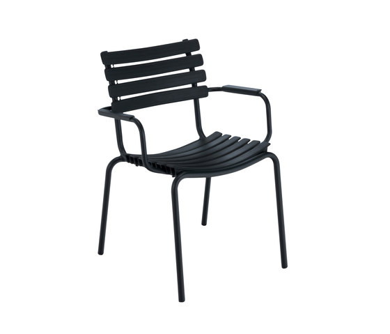 CLIPS | Dining chair with alumium armrests | Chaises | HOUE