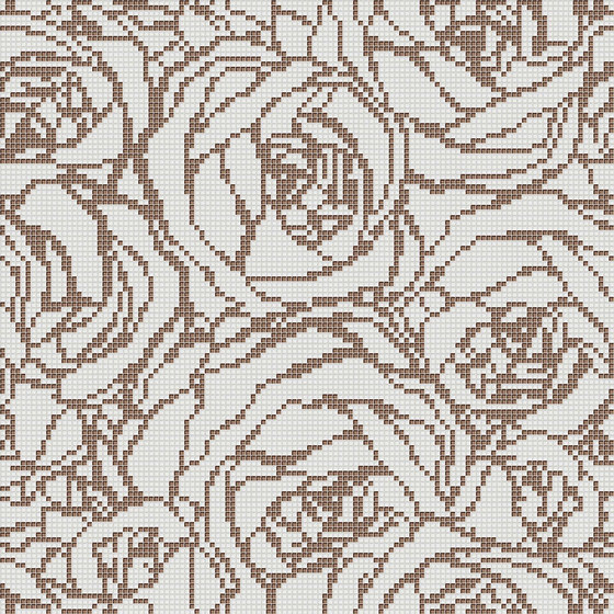 Bouquet White | Mosaicos de vidrio | Mosaico+