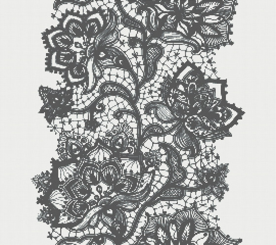 Crochet White | Glas Mosaike | Mosaico+