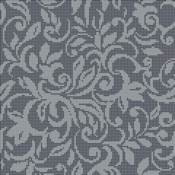 Decor Romantic | Tapestry Grey 10x10 | Glass mosaics | Mosaico+