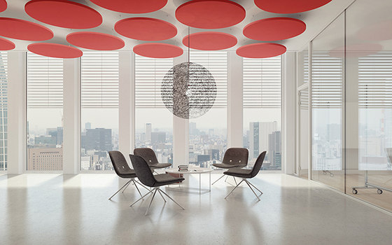 acoustic ceiling sails | Sound absorbing ceiling systems | adeco
