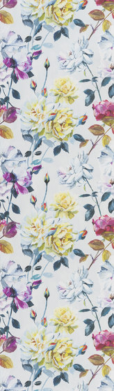 Jardin Des Plantes Wallpaper | Couture Rose - Fuchsia | Drapery fabrics | Designers Guild